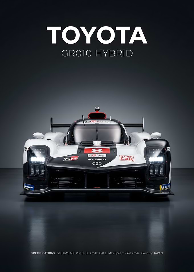 Toyota GR010 Hybrid Race Car