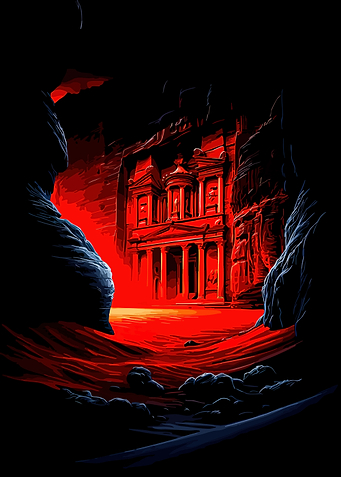 Ancient Treasury in Fiery Canyon