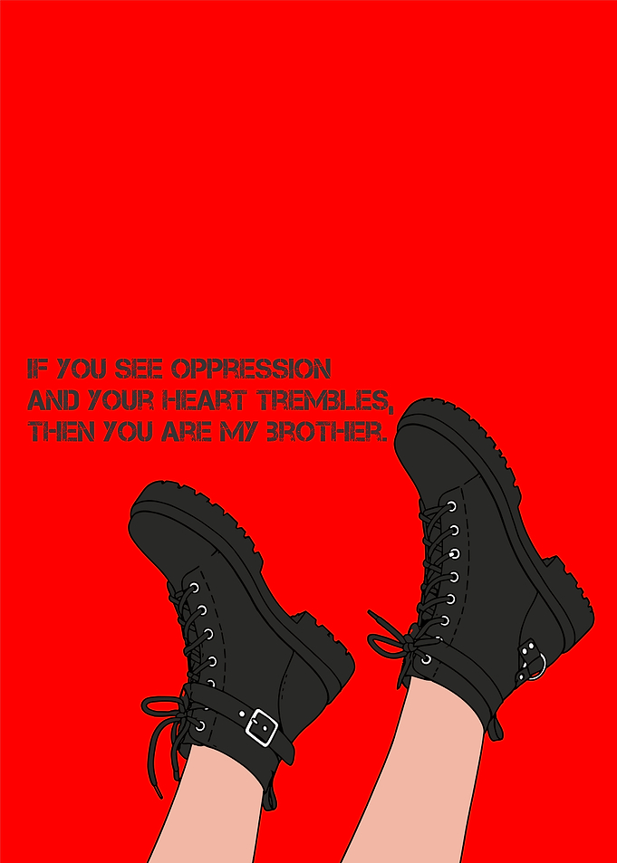 Inspirational Quote with Boots