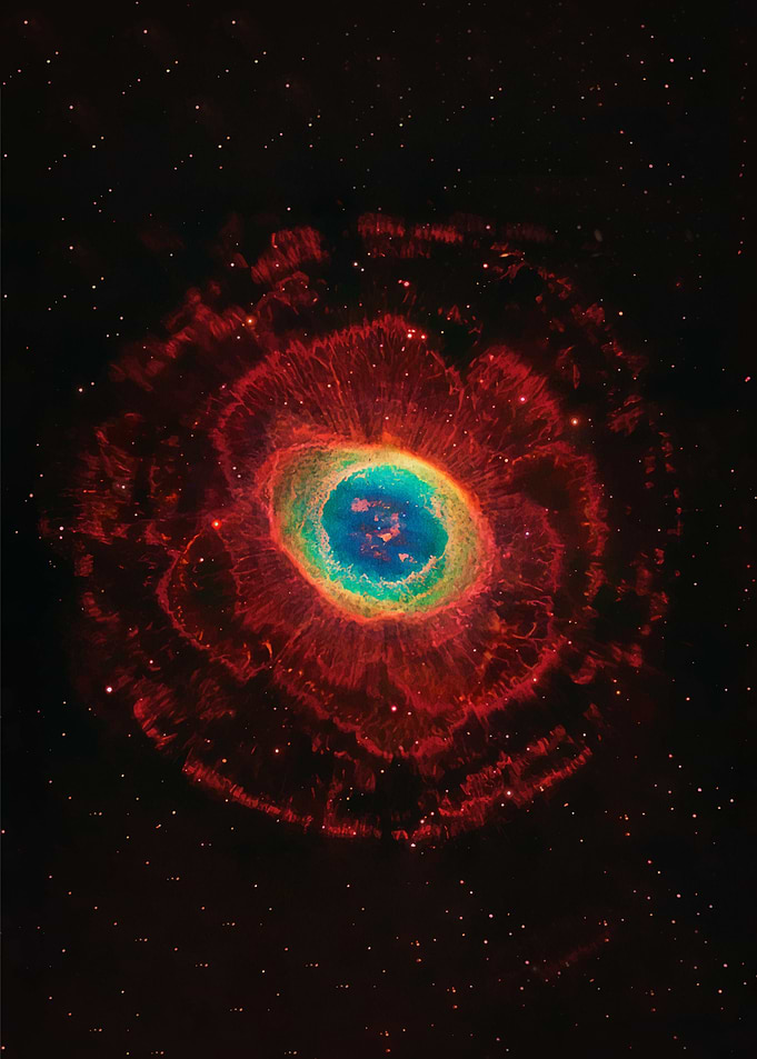 The Helix Nebula in Space