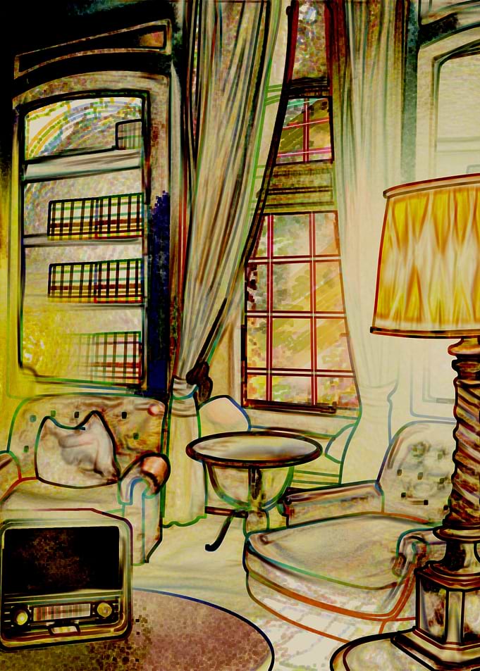 1930s Living Room
