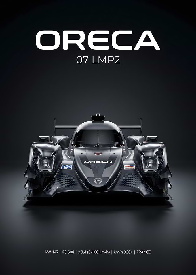 Oreca 07 LMP2 Race Car