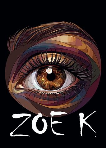 Stylized Eye with Text