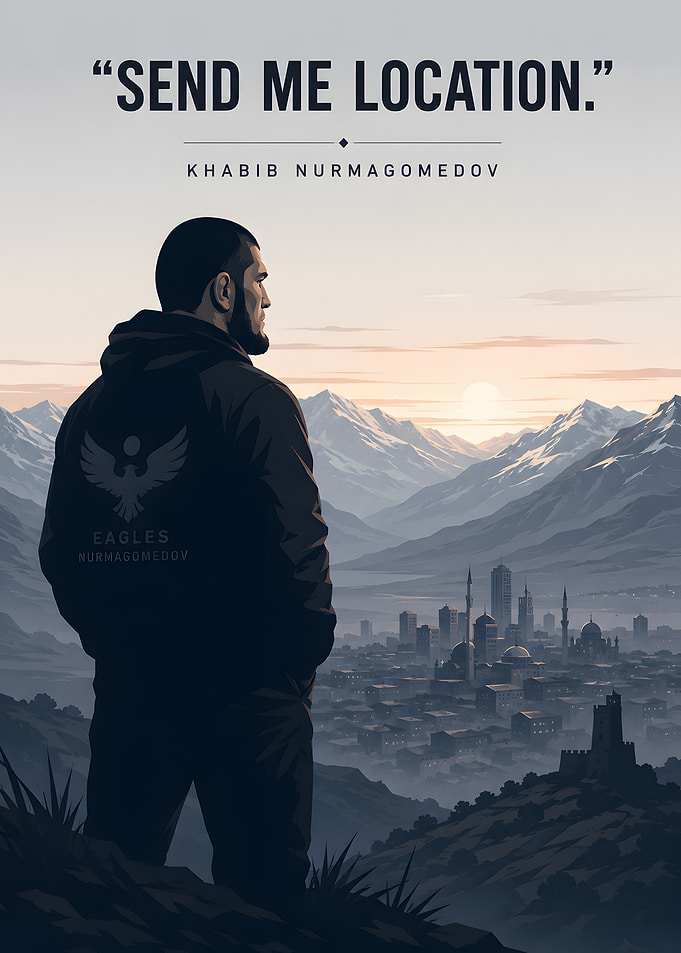 Khabib Nurmagomedov 'Send Me Location'
