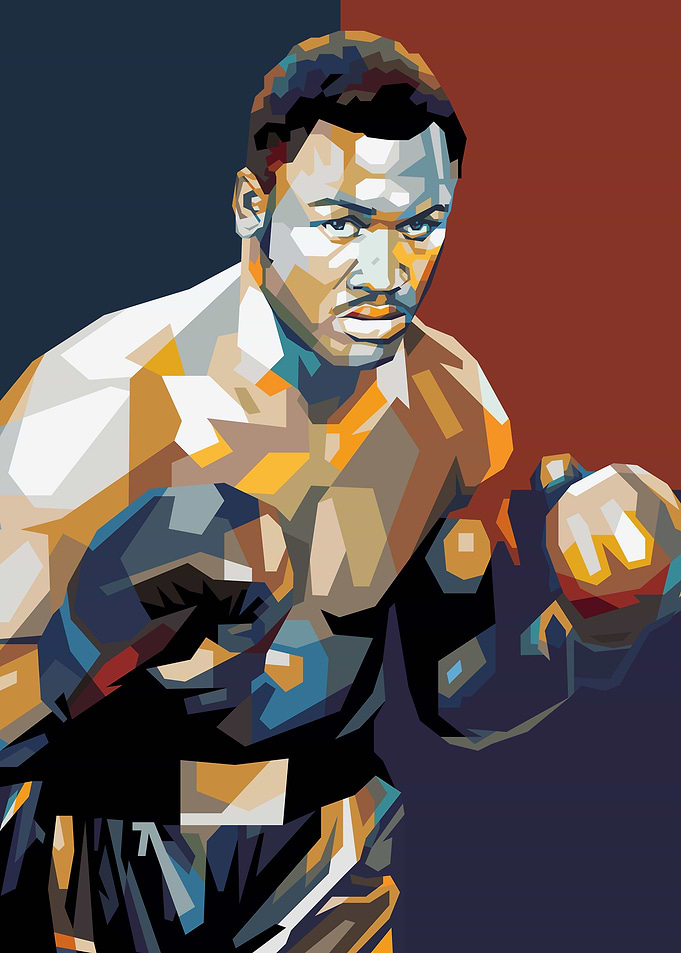 Joe Frazier Boxing Pop Art
