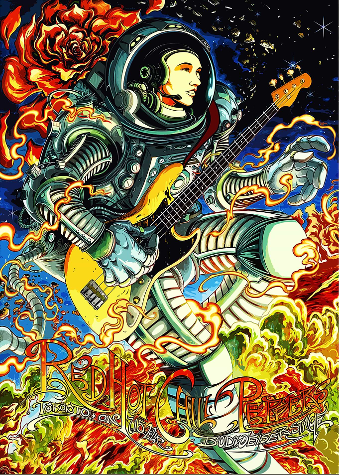 Red Hot Chili Peppers Band Art