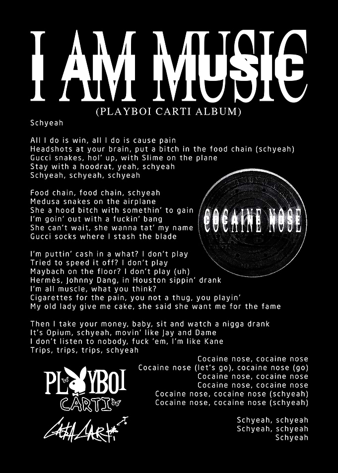 Playboi Carti I Am Music Album Art