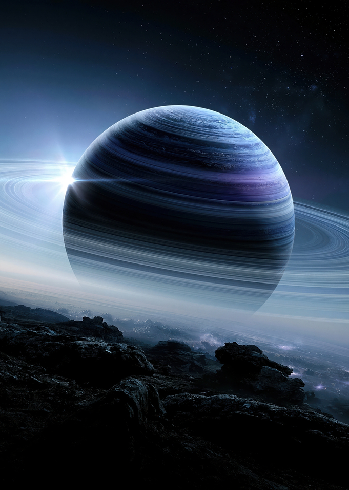 Ringed Planet Sunrise