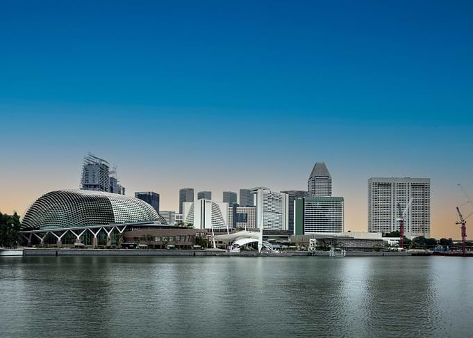 Singapore Skyline and Marina Bay