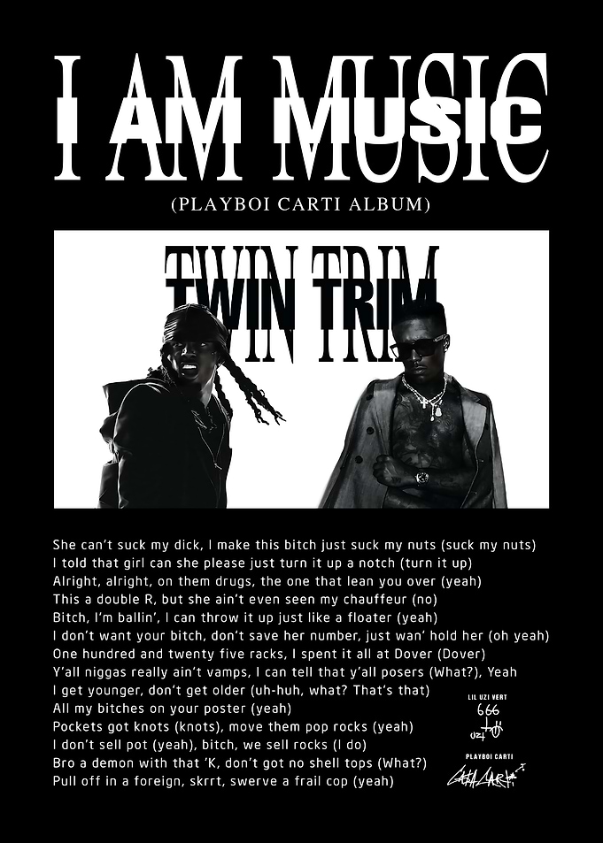 Playboi Carti I Am Music Album Art