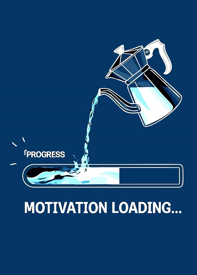 Motivation Loading Coffee Pot