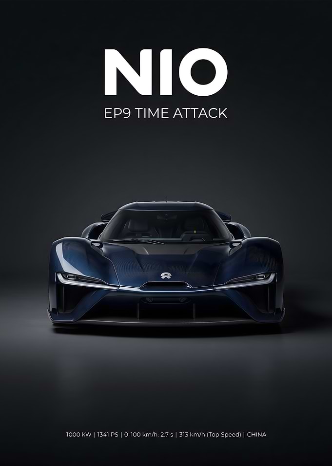 NIO EP9 Time Attack Car