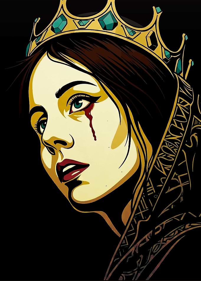 Queen with Bloody Tears