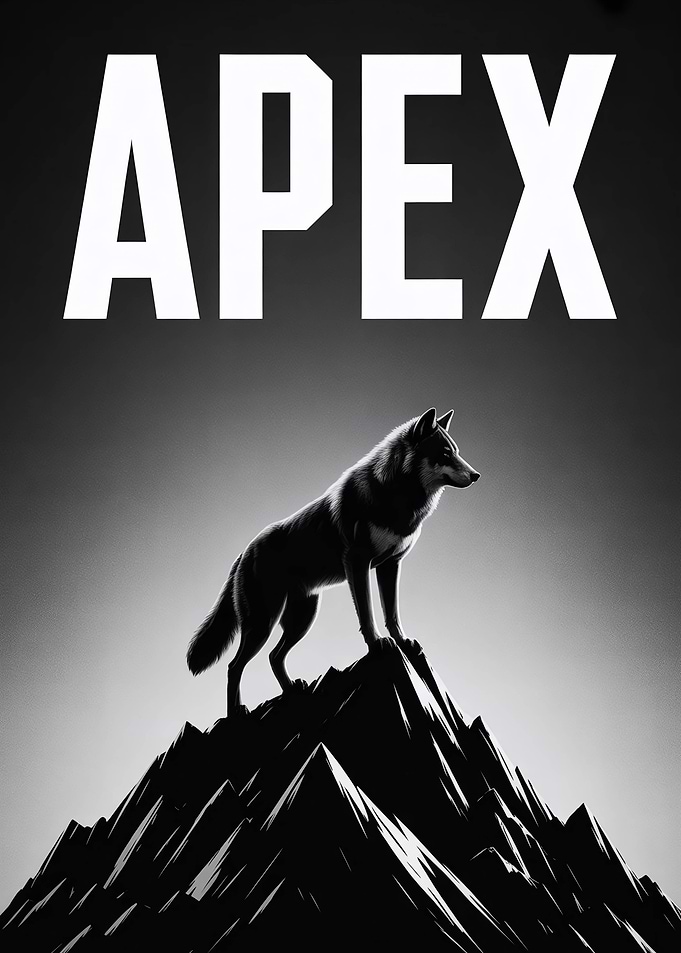 Apex Lone Wolf on Mountain Peak