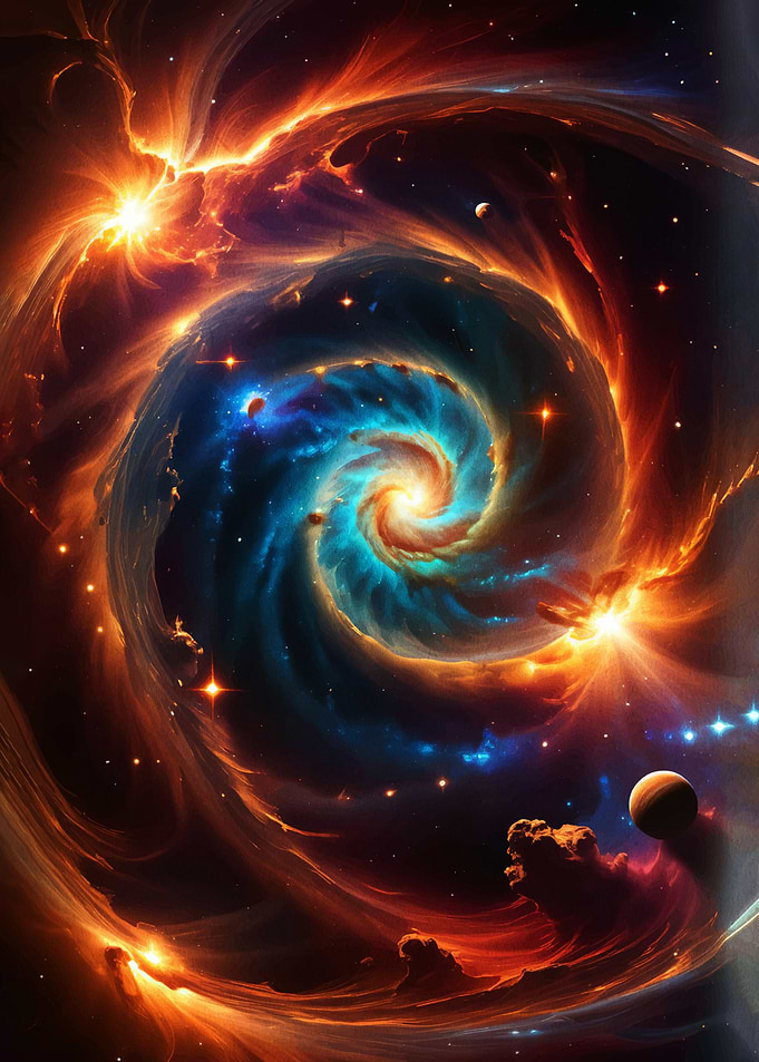 Cosmic Swirl Nebula