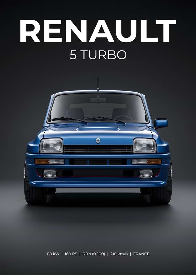 Renault 5 Turbo Poster