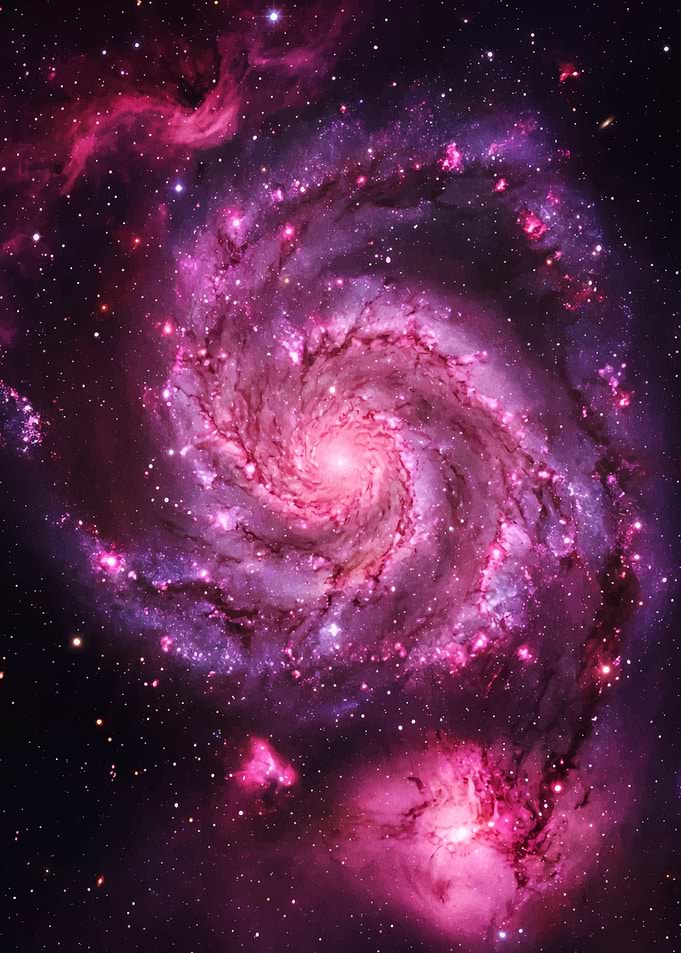 Vibrant Spiral Galaxy