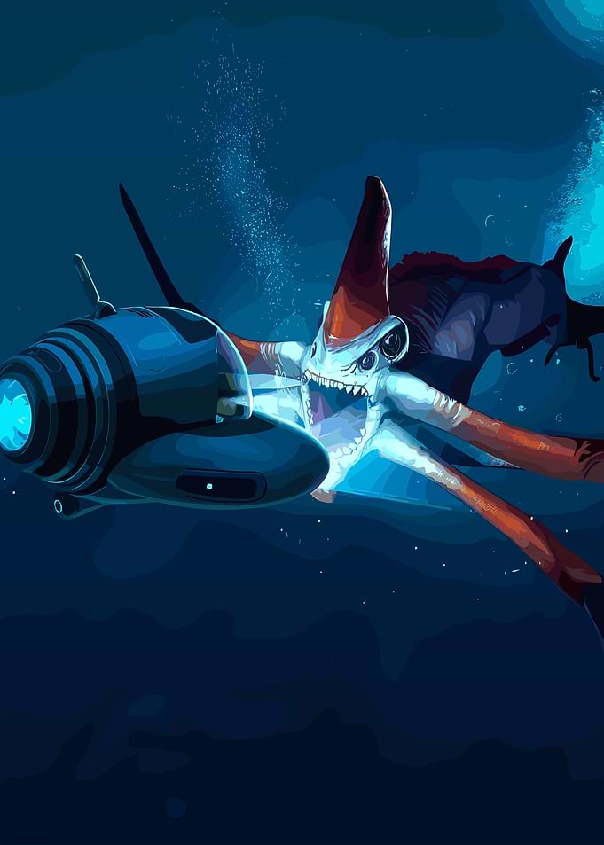 Subnautica Leviathan Attack