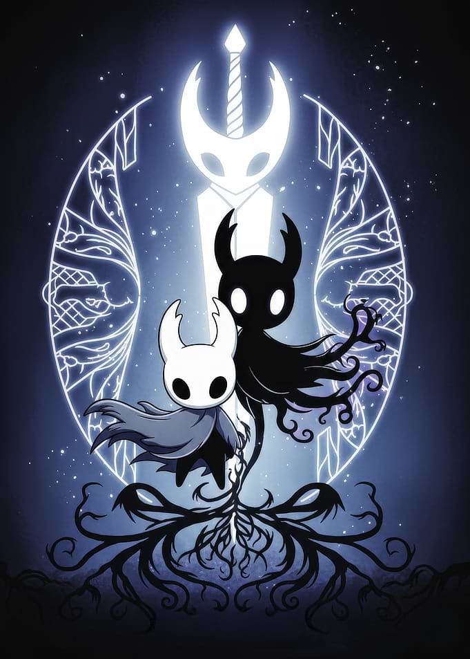 Hollow Knight Characters and Sword