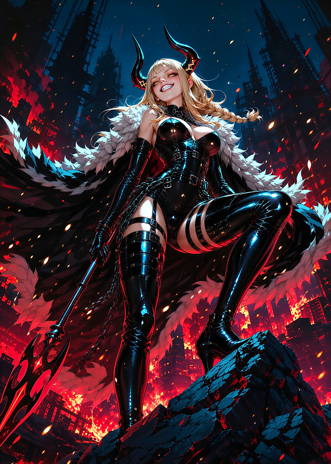 Demoness in a Burning City
