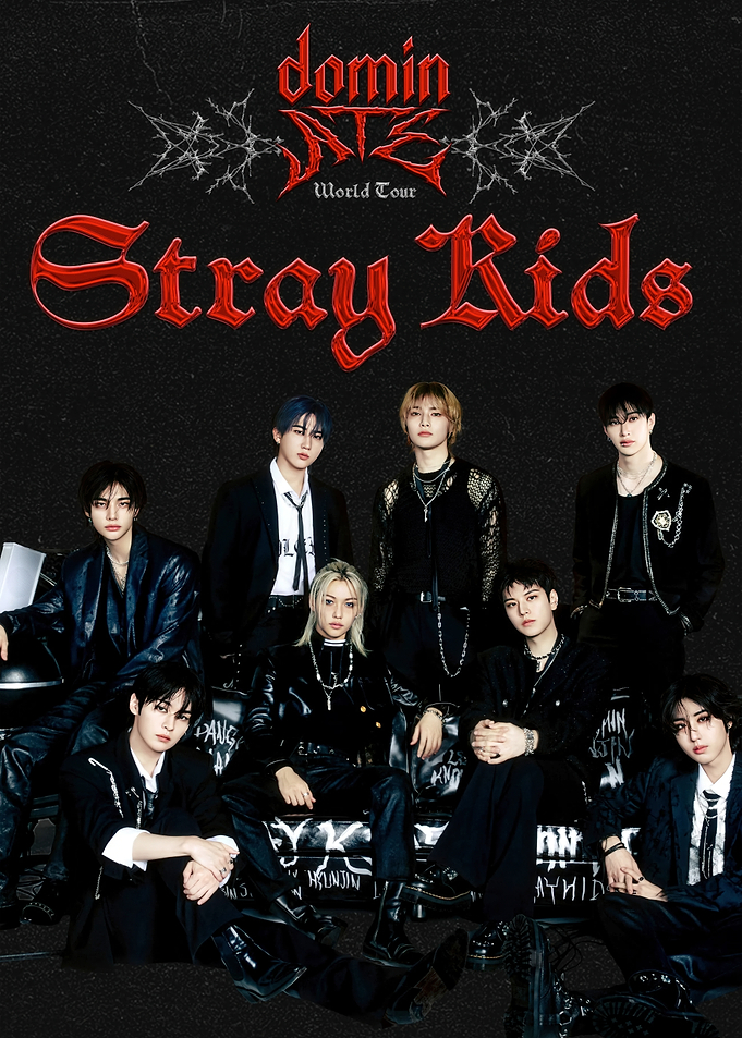 Stray Kids 'DOMINATE' World Tour Poster
