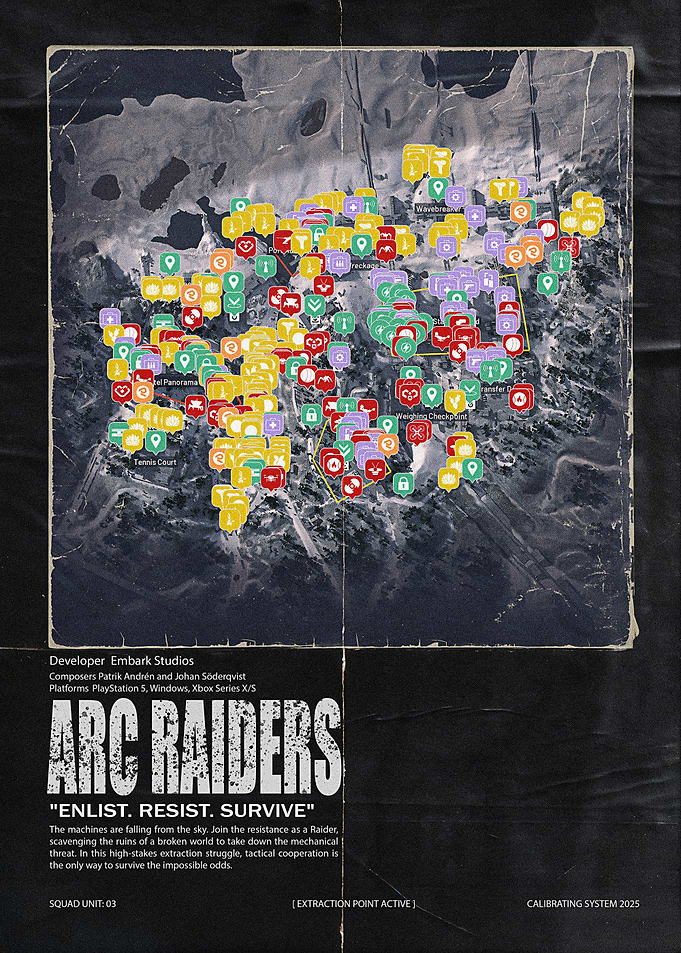 Arc Raiders Game Map
