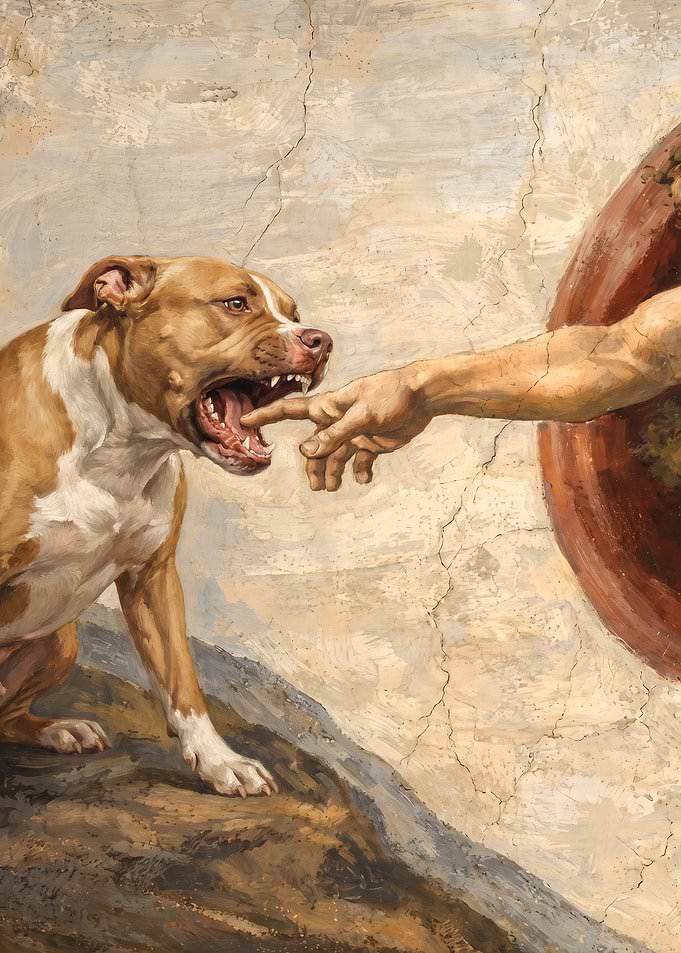 Pitbull and God's Hand
