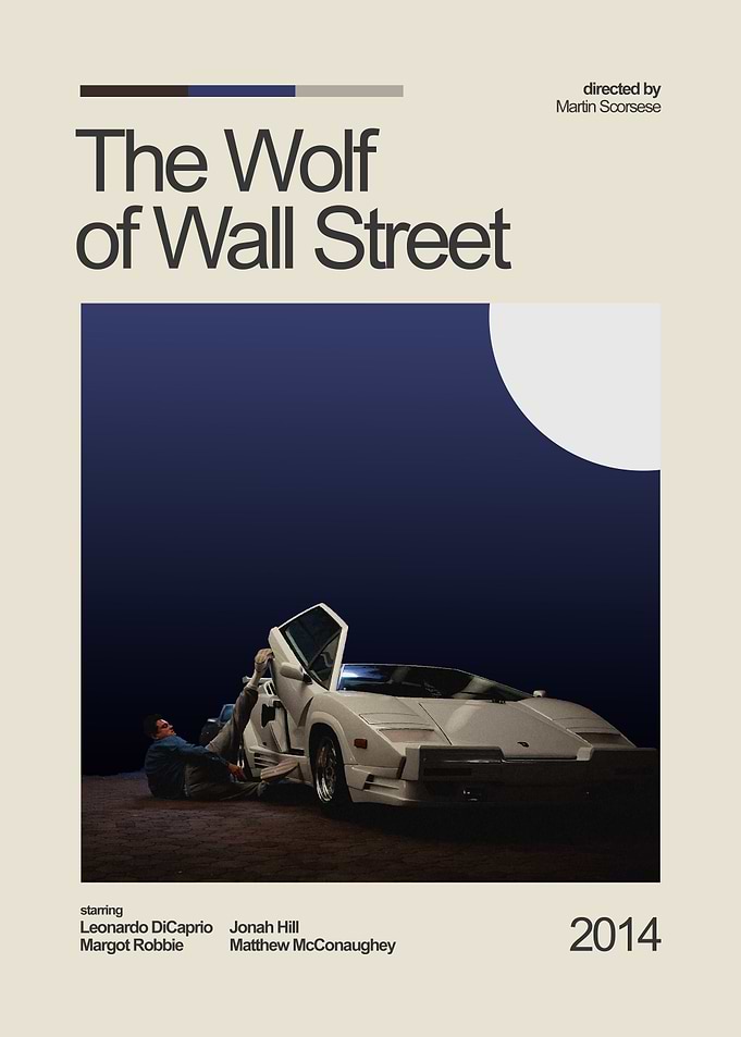 The Wolf of Wall Street Movie Poster