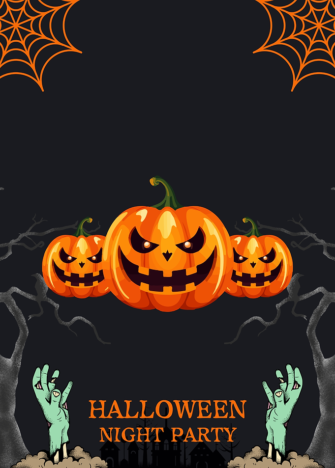Halloween Night Party Invitation