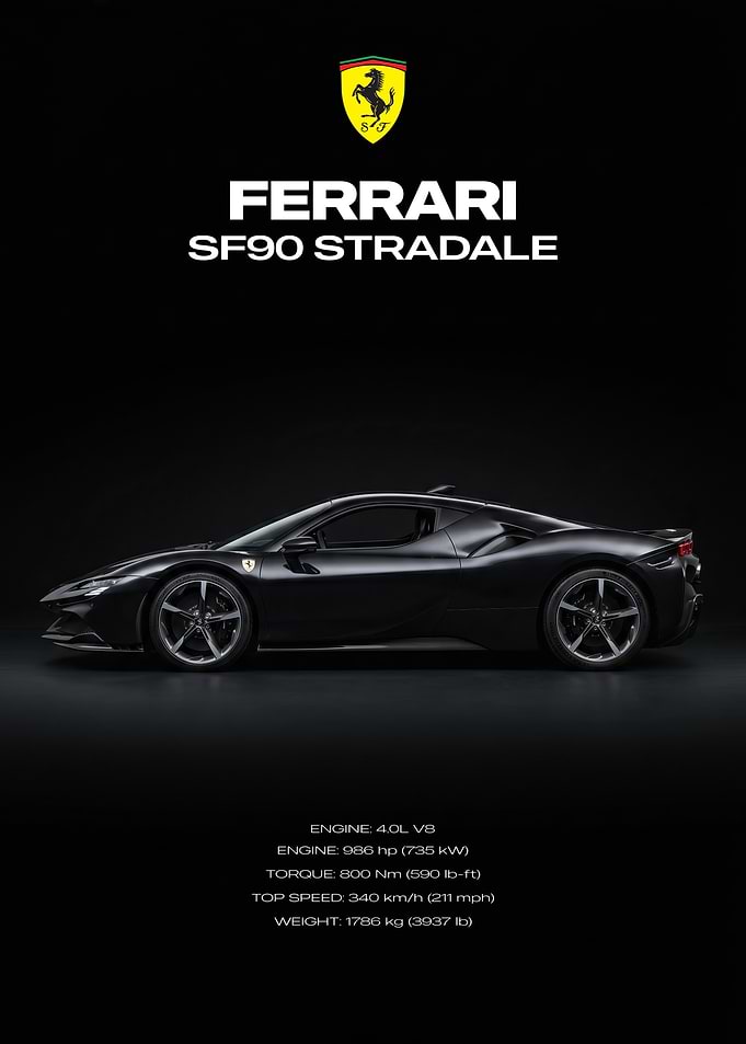 Ferrari SF90 Stradale Black
