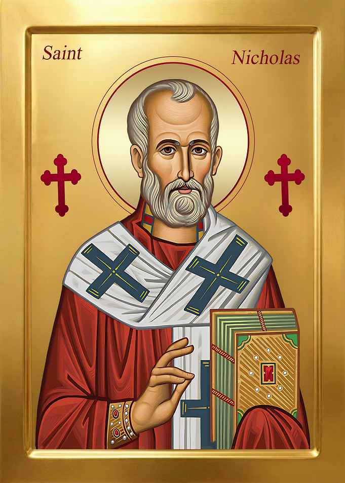 Saint Nicholas,Sveti Nikola Orthodox icon