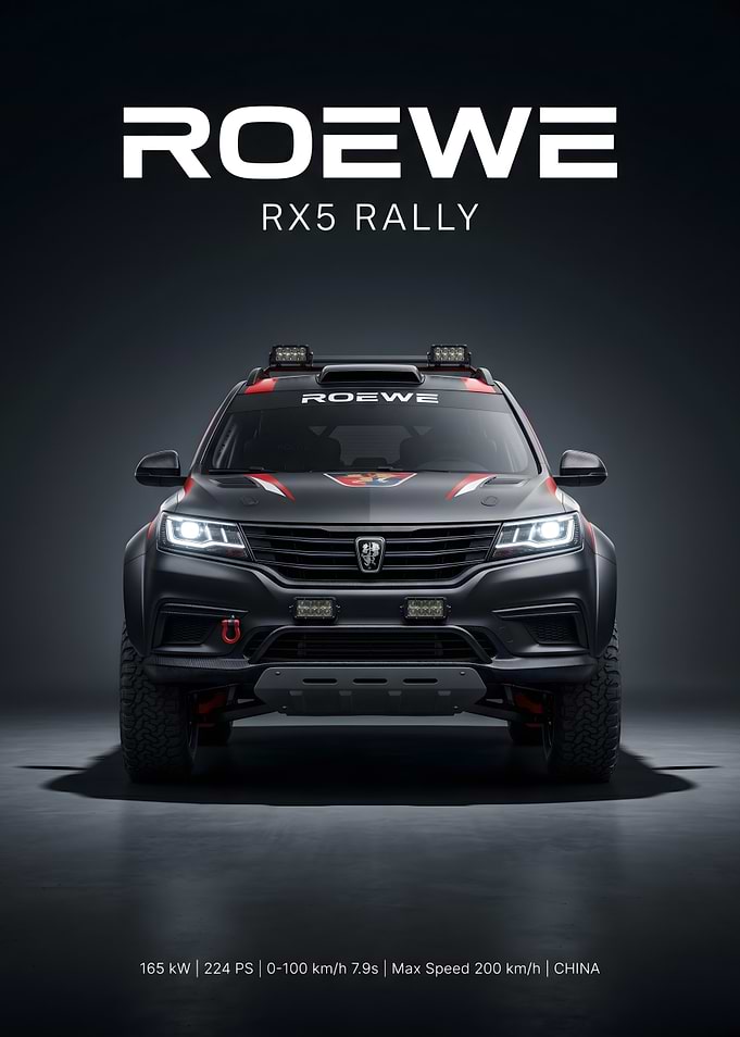 Roewe RX5 Rally Car