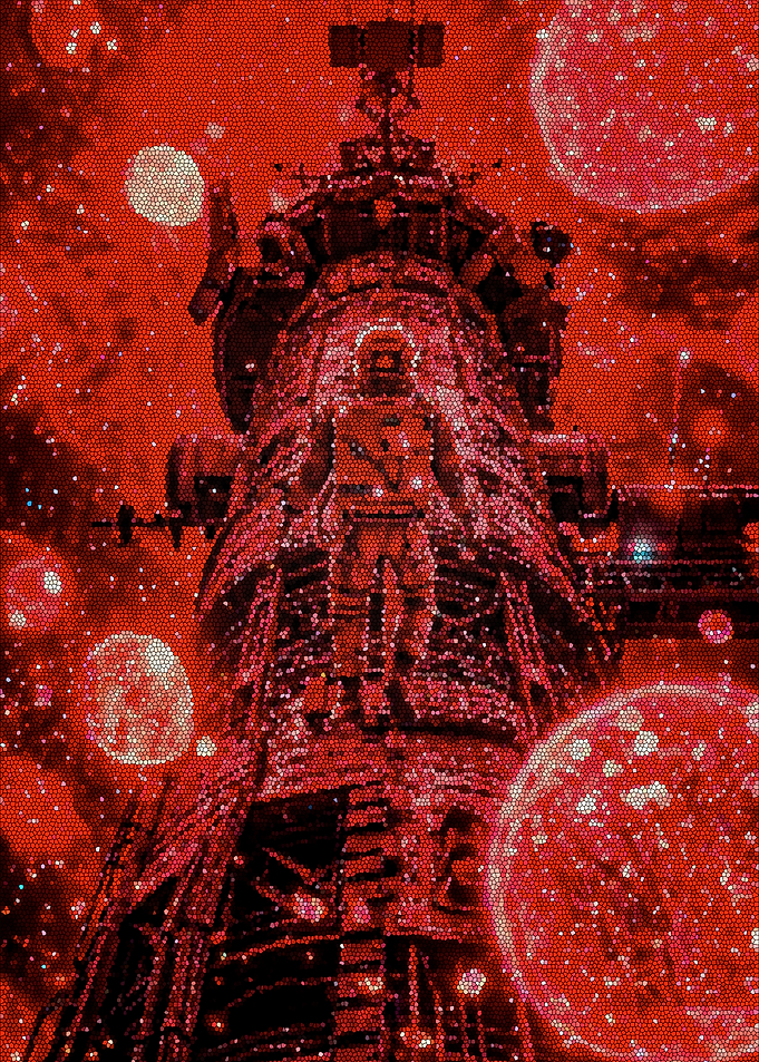 Astronaut in Red Space