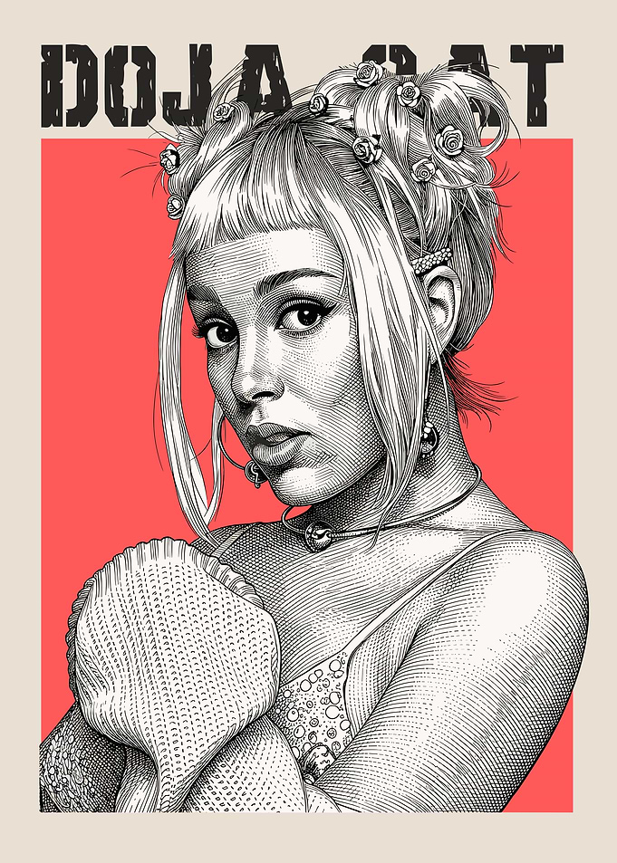 Doja Cat Portrait