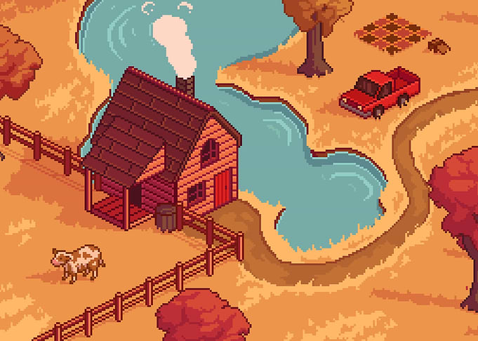 Pixel Art Farm