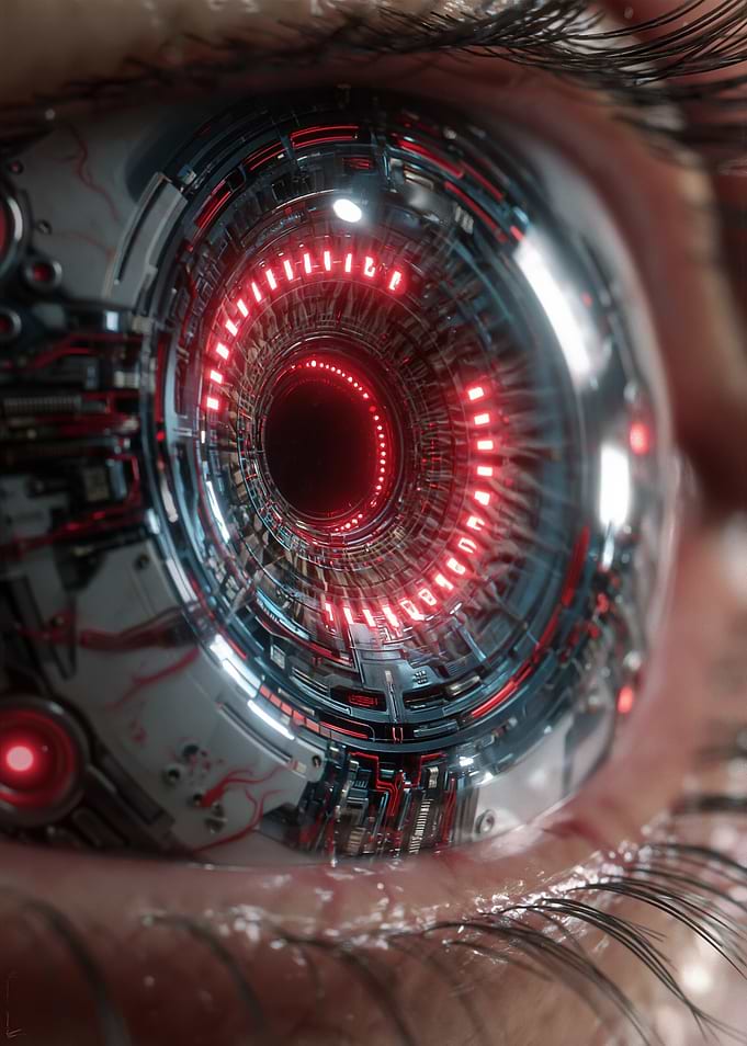 Cybernetic Eye Close-up