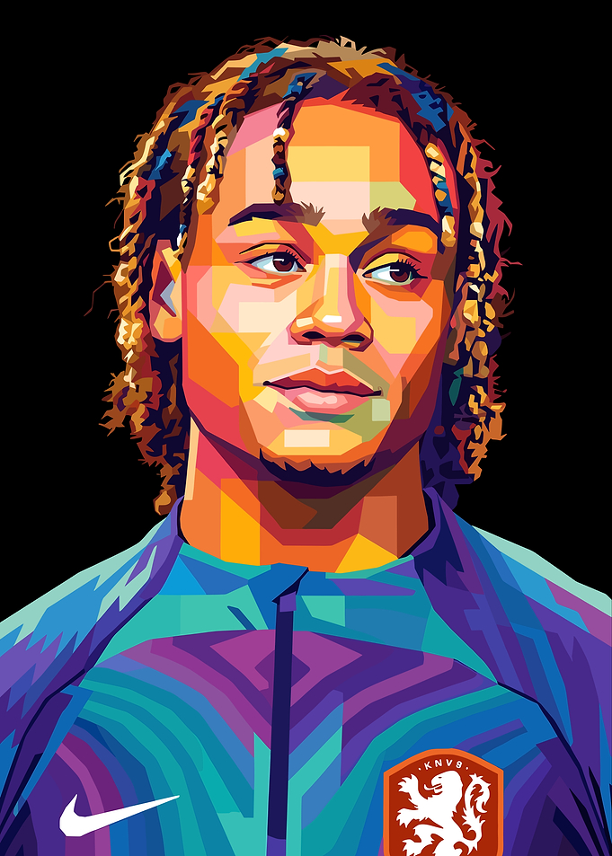 Xavi Simons Pop Art Portrait