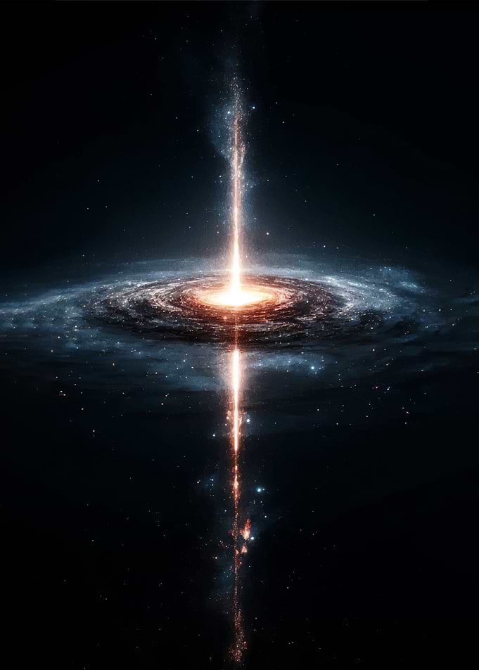 Galaxy with a Bright Jet