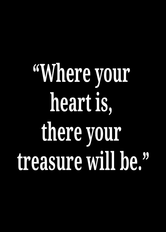 Inspirational Quote on Black Background