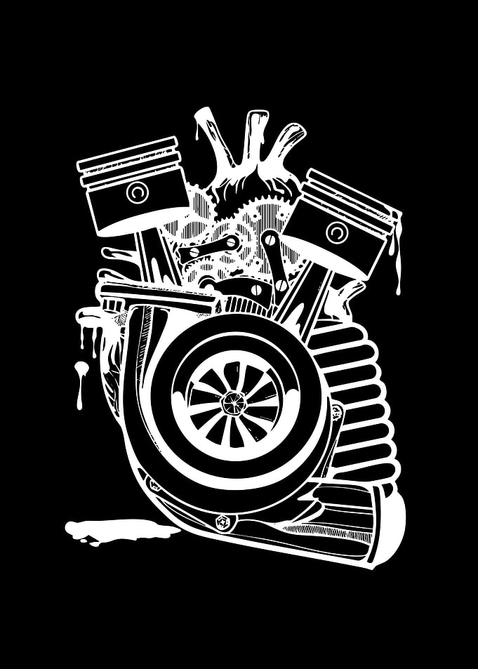 Mechanical Heart with Turbocharger