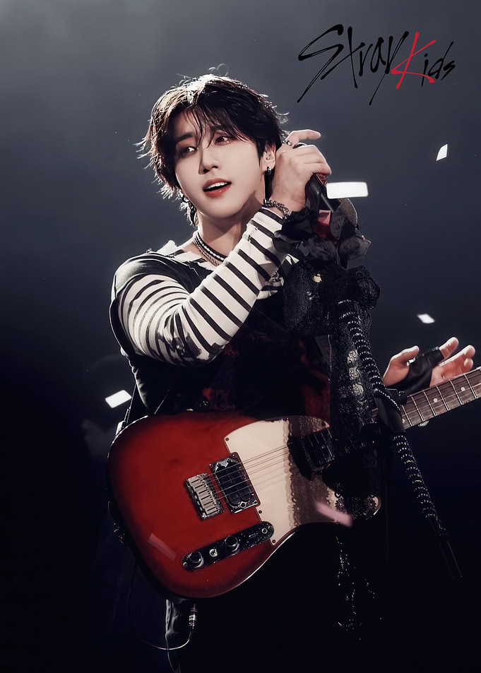 Stray Kids Han with Guitar