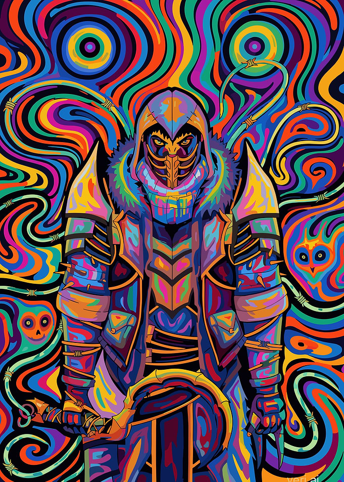 Deadlock Psychedelic Character Art