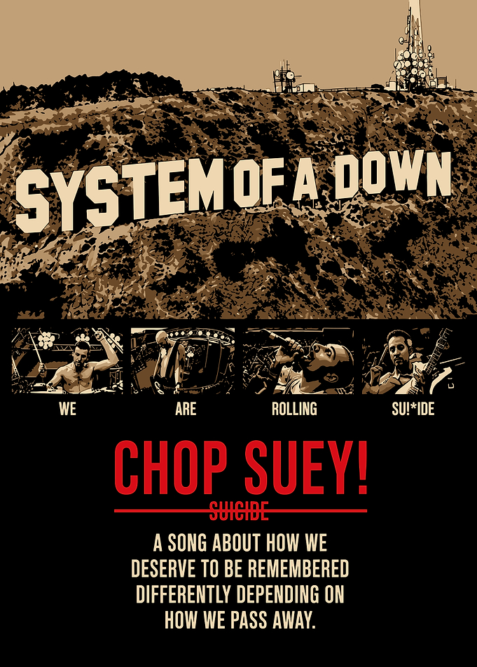 System of a Down Chop Suey Poster