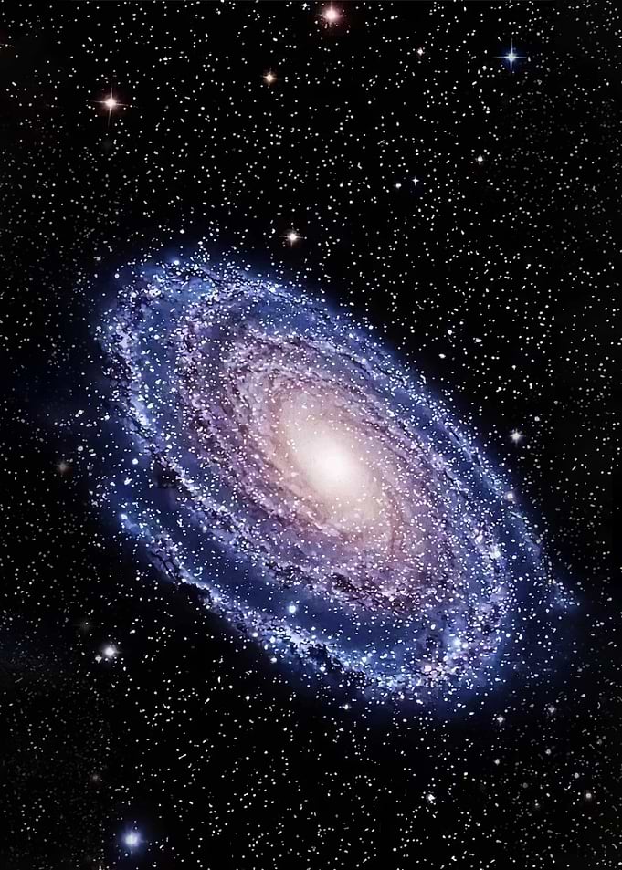 Spiral Galaxy in Deep Space