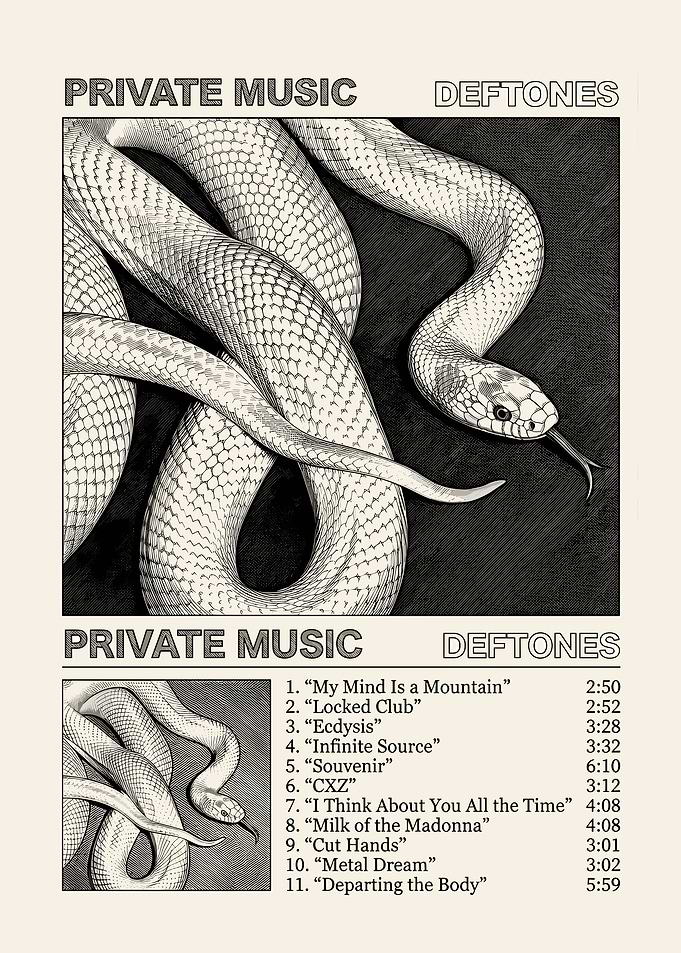 Deftones Private Music Album Art