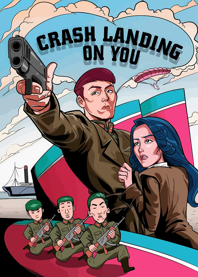 Crash Landing On You Illustration
