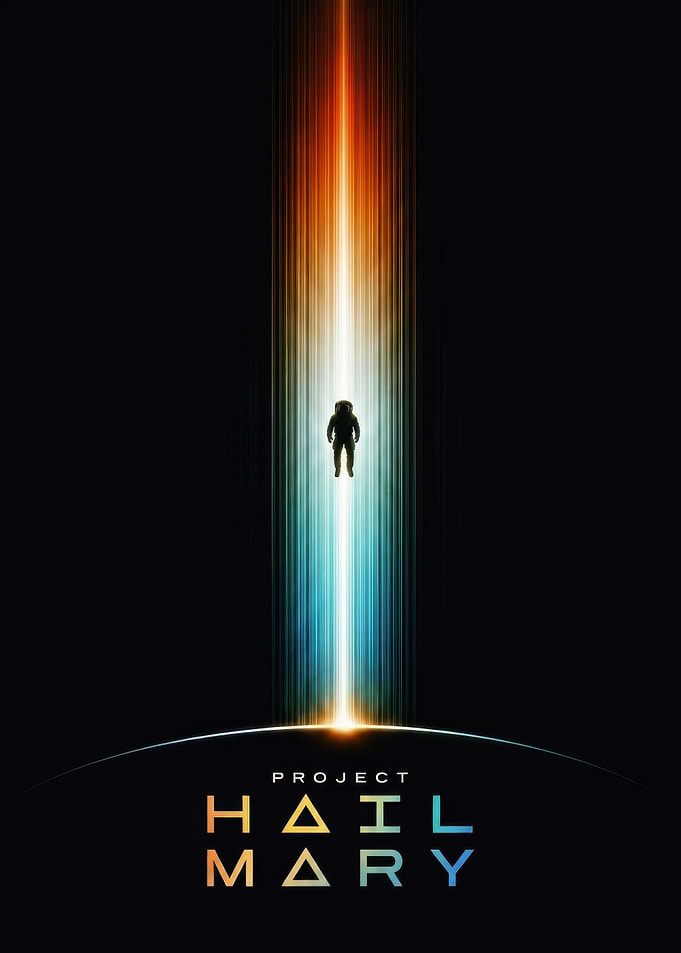 Astronaut in a light beam