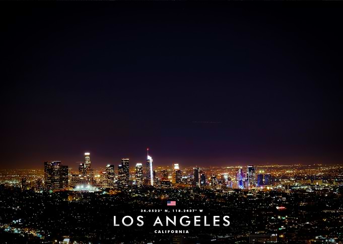 Los Angeles Skyline at Night