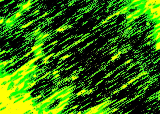 Abstract Neon Green and Yellow Streaks