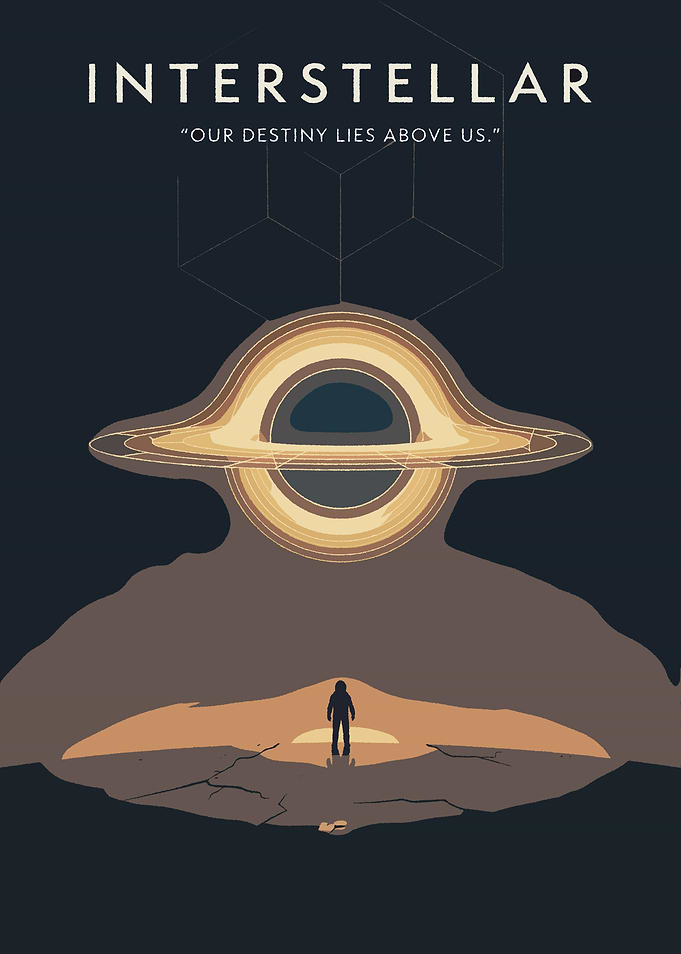 Interstellar Black Hole Astronaut Poster